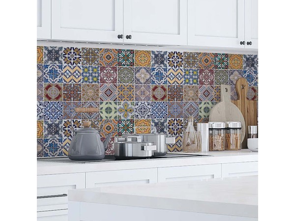 Azulejos XL πλάτη προστασίας τοίχων κουζίνας και μπάνιου (67602) Azulejos XL πλάτη προστασίας τοίχων κουζίνας και μπάνιου (67602)