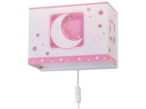 MoonLight Pink απλίκα τοίχου διπλού τοιχώματος (63238S)