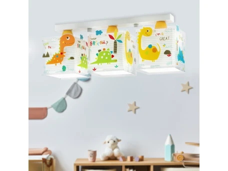 Dinos τρίφωτο παιδικό φωτιστικό (73453)