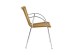 Artekko Καρέκλα από πλαστ. ρατάν σε φυσικό χρώμα και σκελετό αλουμινίου (54x60x79)cm