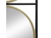 Artekko Kreigsu Καθρέπτης Τοίχου Μακρόστενος Μεταλλικός Κύκλοι Χρυσοί (120x31x2)cm