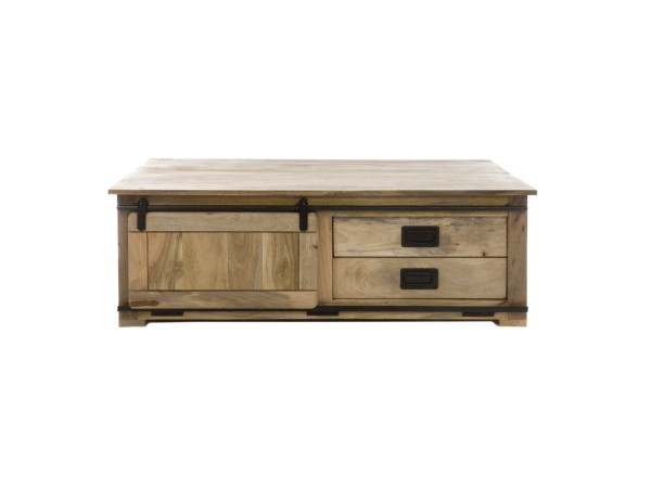 Artekko Aatrox Τραπέζι Σαλονιού Ξύλινο με Συρόμενη Πόρτα Φυσική Απόχρωση (135x75x45)cm Artekko Aatrox Τραπέζι Σαλονιού Ξύλινο με Συρόμενη Πόρτα Φυσική Απόχρωση (135x75x45)cm