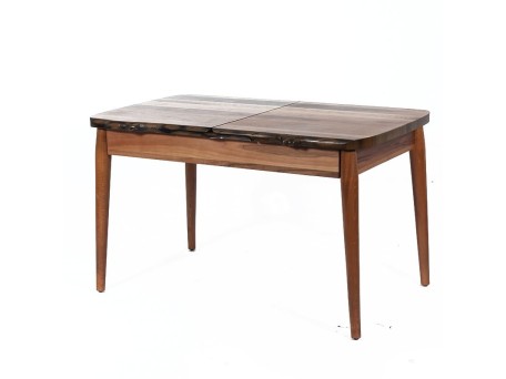 Artekko Irodsups Τραπέζι Επεκτεινόμενο Χρώμα Walnut (130x80x75)cm