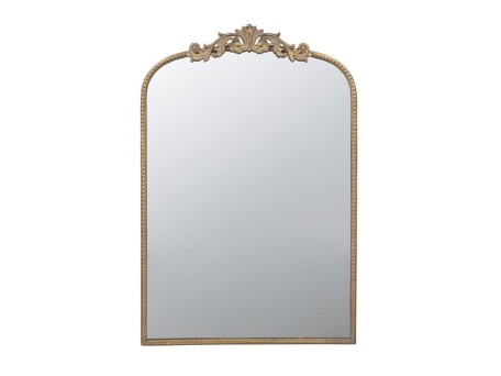 Artekko Καθρέπτης Τοίχου Μεταλλικός Χρυσός Κλασικό Design (60,96x3,8x91,45)