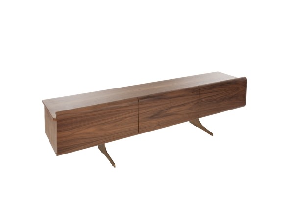 Artekko MTV Καφέ Ξύλινο Έπιπλο Τηλεόρασης με 3 Συρτάρια (210x46x55)cm Artekko MTV Καφέ Ξύλινο Έπιπλο Τηλεόρασης με 3 Συρτάρια (210x46x55)cm