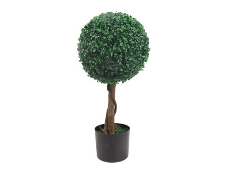 Artekko Oculs Τεχνητός Πυξός Μπάλα σε Γλάστρα Σκούρος 60cm