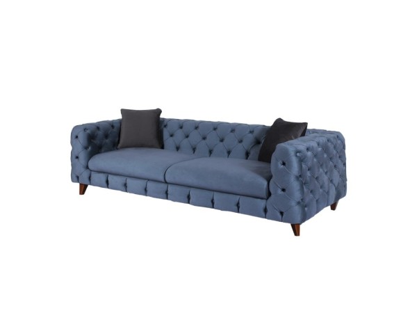 Artekko Roolsif Καναπές Τριθέσιος Ύφασμα και Ξύλινα Πόδια (225x92x68)cm Artekko Roolsif Καναπές Τριθέσιος Ύφασμα και Ξύλινα Πόδια (225x92x68)cm