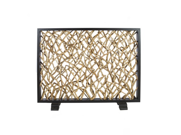 Artekko Solida Ξύλινο Διακοσμητικό Διαχωριστικό Παραβάν (200x45x156)cm