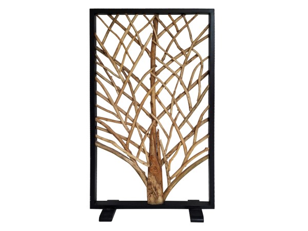 Artekko Solida Ξύλινο Διακοσμητικό Διαχωριστικό Παραβάν (80x25x145)cm