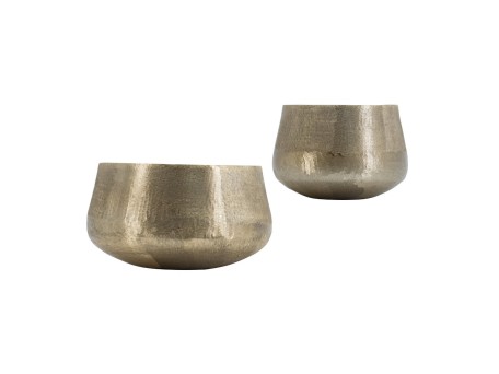 Artekko Trophy Διακοσμητικό Δοχείο/Κασπώ Αλουμίνιο Χρυσό (19,5x19,5x33)cm