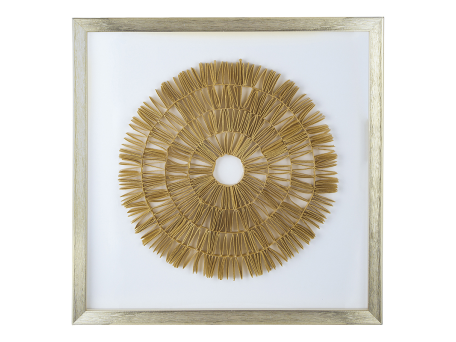 Artekko Viaroh Πίνακας με Ήλιο από Ρυζόχαρτο (60x4x60)cm