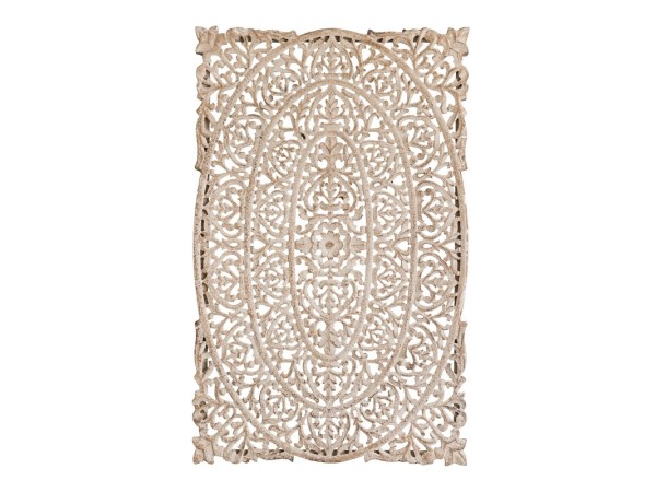 Artekko Ξύλινο Διακοσμητικό Τοίχου σε Λευκή Πατίνα (122x76x3.4)cm Artekko Ξύλινο Διακοσμητικό Τοίχου σε Λευκή Πατίνα (122x76x3.4)cm