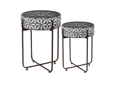 Artekko Yid Κασπώ Διακοσμητικά με Βάση Σετ/2 (35x35x61)cm