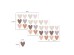Sipo wall stickers Boho Hearts