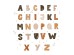 Sipo wall stickers Boho Alphabet