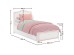 Παιδικό κρεβάτι με αποθηκευτικό χώρο SE-PINK-1705