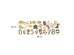 Sipo wall stickers Dino Numbers