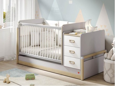 Βρεφική κούνια MI-1022 With Telescopic Rail