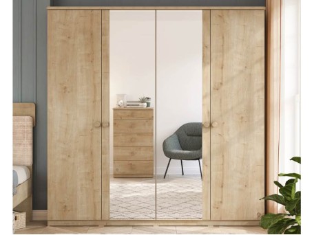 Παιδική Ντουλάπα MO-1028 (2.05 x 2.06 x 62) cm