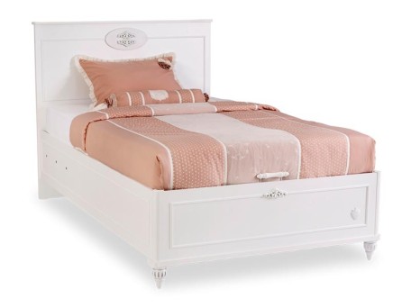 Παιδικό κρεβάτι ημίδιπλο με αποθηκευτικό χώρο RO-1324-1711 (1.20Χ2.00)