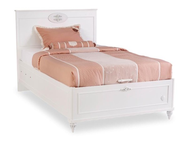 Παιδικό κρεβάτι ημίδιπλο με αποθηκευτικό χώρο RO-1324-1711 (1.20Χ2.00)