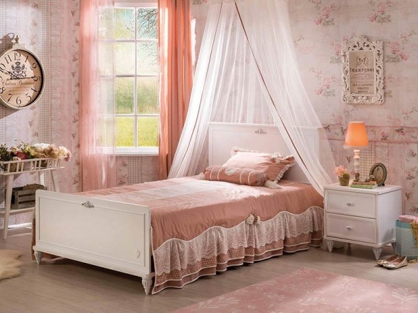 Παιδικό κρεβάτι ημίδιπλο RO-1326-1324 (1.20Χ2.00)