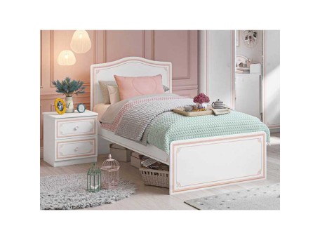 Παιδικό κρεβάτι ημίδιπλο SE-PINK-1302