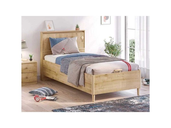 Παιδικό κρεβάτι με αποθηκευτικό χώρο ημίδιπλο Mocha MO-1331-1710 USB CHARGING (1.20Χ2.00)