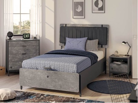 Παιδικό κρεβάτι με αποθηκευτικό χώρο SG-1705 USB CHARGING