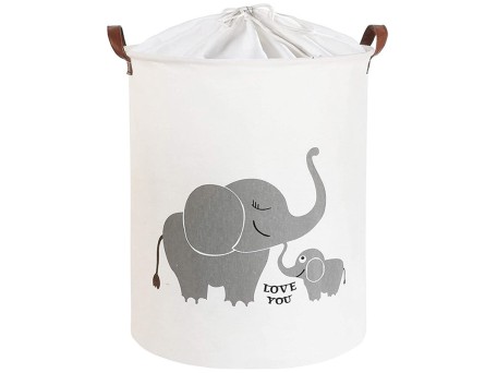 Sipo Πολυχρηστικό Καλάθι με κορδόνι Ελεφαντάκι 43 L