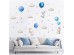 Sipo Wall sticker Bunny Balloons Blue