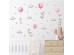 Sipo Wall sticker Bunny Balloons Pink Sipo Wall sticker Bunny Balloons Pink