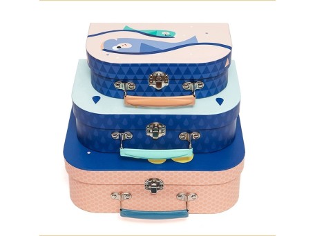 Suitcase set moon drops Glow in the Dark