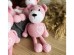 Χειροποίητο αρκουδάκι BEAR-PINK-003 Χειροποίητο αρκουδάκι BEAR-PINK-003
