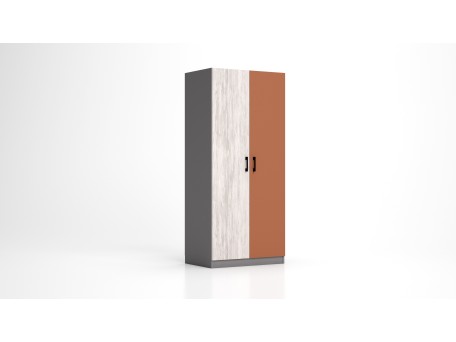 Δίφυλλη ντουλάπα RIKI 80x52x181 DIOMMI 31-010