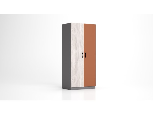 Δίφυλλη ντουλάπα RIKI 80x52x181 DIOMMI 31-010 Δίφυλλη ντουλάπα RIKI 80x52x181 DIOMMI 31-010