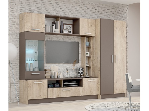 Σύνθετο σαλονιού Opal2 260x52x190 DIOMMI 33-048