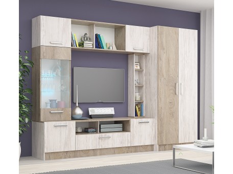 Σύνθετο σαλονιού Opal2 260x52x190 DIOMMI 33-049