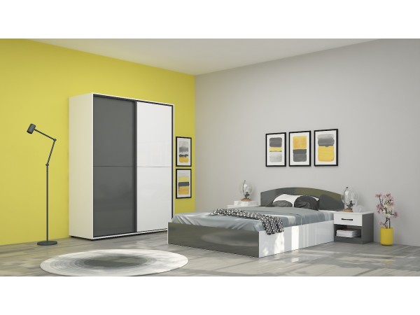 Σετ κρεβατοκάμαρας Apolo4 160x200 DIOMMI 33-090 Σετ κρεβατοκάμαρας Apolo4 160x200 DIOMMI 33-090