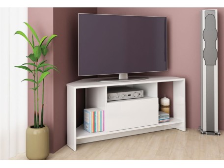 Σύνθετο ξύλινο Alfa 60 white gloss 110x45x49 DIOMMI 33-292