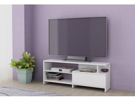 Σύνθετο ξύλινο Alfa 70 white gloss 120x30x45 DIOMMI 33-298