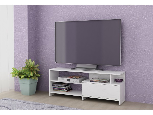 Σύνθετο ξύλινο Alfa 70 white gloss 120x30x45 DIOMMI 33-298