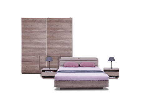 Σετ Κρεβατοκάμαρας ξύλινο S02 160x200 DIOMMI 40-047