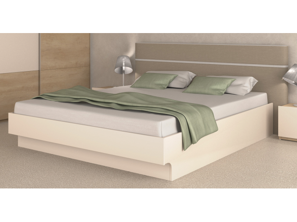 Κρεβάτι ξύλινο με δερμάτινη/ύφασμα CAPRICE 180x200 DIOMMI 45-225