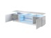 RTV stand EVA white gloss/ white gloss DIOMMI CAMA-EVA-RTV-BIP/BIP