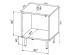 HOLE bed cabinet white mat/ white mat DIOMMI CAMA-HOLE-SZAFKI-NOCNE-BI/BI