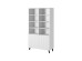 PAFOS Standing bookcase white/white DIOMMI CAMA-PAFOS-REGAL-BI/BI PAFOS Standing bookcase white/white DIOMMI CAMA-PAFOS-REGAL-BI/BI