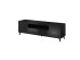 TV stand REJA black gloss/black gloss DIOMMI CAMA-REJA-RTV-CZ/CZ