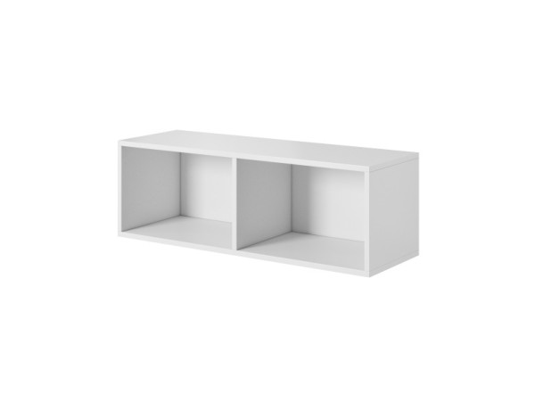 ROCO RO1 TV STAND OPEN white DIOMMI CAMA-ROCO-RO2-BIAŁY