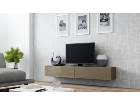 TV Stand VIGO RTV 180 latte/latte DIOMMI CAMA-VIGO-RTV-180-LATTE MAT/LATTE POŁYSK